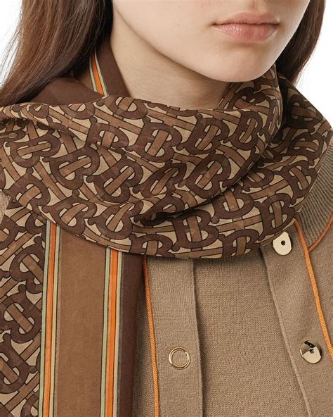 burberry tb monogram scarf|Burberry tb monogram.